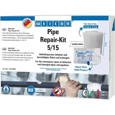 Kit de réparation Weicon - Tubes, Acier, Haute Temp - Publicité Kit de réparation Weicon - Tubes, Acier, Haute Temp - Publicité
