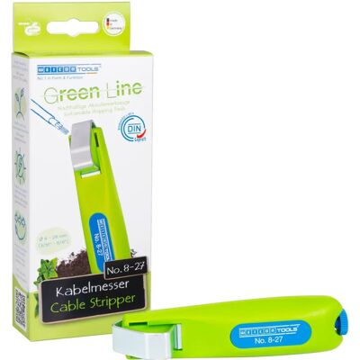 Weicon 8-27 Cable Stripper - Green Line - Precise, Adjustable Weicon 8-27 Cable Stripper - Green Line - Precise, Adjustable