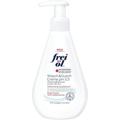 Frei Öl Huidverzorging Was- en Douchecrème - pH 5,5 - 250ml Frei Öl Huidverzorging Was- en Douchecrème - pH 5,5 - 250ml