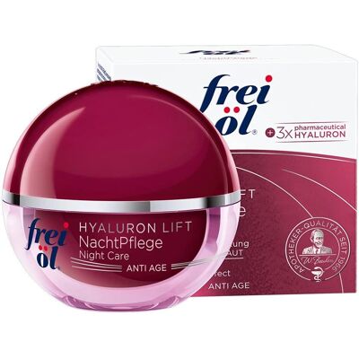 Frei Öl Nachtpflege - Anti-Age Hyaluron Lift - Hauterneuerung Frei Öl Nachtpflege - Anti-Age Hyaluron Lift - Hauterneuerung