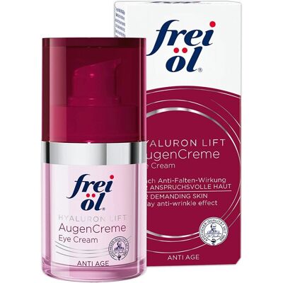 Frei Öl Augencreme - Hyaluron, Ceramide - Anti-Age, 15ml Frei Öl Augencreme - Hyaluron, Ceramide - Anti-Age, 15ml