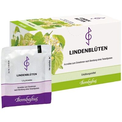 Bombastus-Linden Tee mit Filterbeuteln - Kräutertee gegen Atemwegserkrankungen Bombastus-Linden Tee mit Filterbeuteln - Kräutertee gegen Atemwegserkrankungen