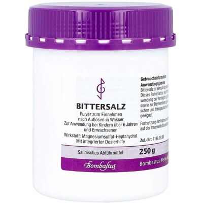 Bombastus Magnesiumsulfat-Heptahydrat - Laxerpulver - 250 g Bombastus Magnesiumsulfat-Heptahydrat - Laxerpulver - 250 g