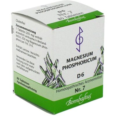 Bombastus-Werke AG Magnesiumphosphoricum D6 Tabletten - Homöopathisches Arzneimittel Bombastus-Werke AG Magnesiumphosphoricum D6 Tabletten - Homöopathisches Arzneimittel