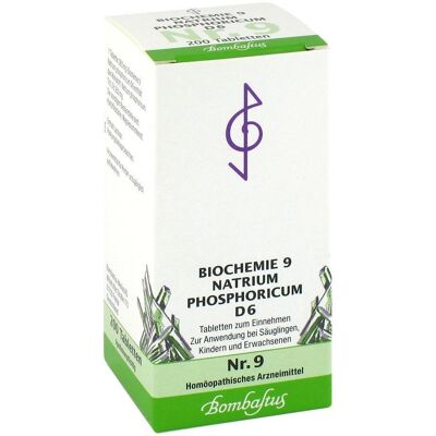 Bombastus-Werke AG BIOCHEMIE 9 Natrium phosphoricum D 6 Tabletten - Homöopathische Tabletten Bombastus-Werke AG BIOCHEMIE 9 Natrium phosphoricum D 6 Tabletten - Homöopathische Tabletten
