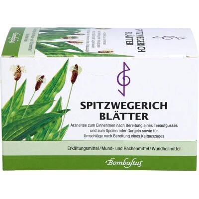 Bombastus-Werke AG Spitzwegerichblätter Filterbeutel - Kräutertee Bombastus-Werke AG Spitzwegerichblätter Filterbeutel - Kräutertee