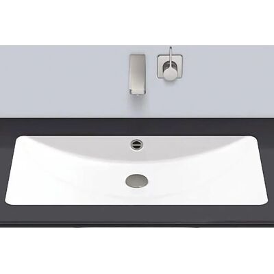 Alape GmbH UB.R800 - Rechteckiges Unterbaubecken, 703x120x353mm, Weiß Alape GmbH UB.R800 - Rechteckiges Unterbaubecken, 703x120x353mm, Weiß