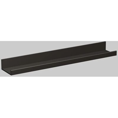 Alape Wandregal - Rechteckige Aluminium Schwarz Matt - 600x50x100mm Alape Wandregal - Rechteckige Aluminium Schwarz Matt - 600x50x100mm