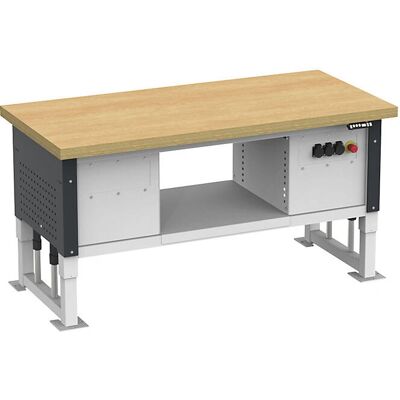 Mesa pesada ajustable eléctricamente Kaiserkraft - 1685mm de ancho Mesa pesada ajustable eléctricamente Kaiserkraft - 1685mm de ancho