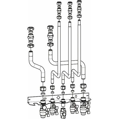 Kit de conexión hidráulica Daikin - Modelo EKHYMNT1A para híbridos Kit de conexión hidráulica Daikin - Modelo EKHYMNT1A para híbridos
