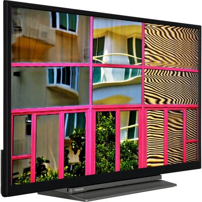 Toshiba 24WL3C63DA LED-Fernseher - 24 Zoll HD Smart Wi-Fi Schwarz Toshiba 24WL3C63DA LED-Fernseher - 24 Zoll HD Smart Wi-Fi Schwarz