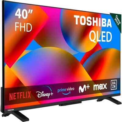 Toshiba 40QV2F63DG - TV LED 40'' - Smart TV - Full HD - QLED - Publicité Toshiba 40QV2F63DG - TV LED 40'' - Smart TV - Full HD - QLED - Publicité