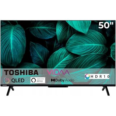 TOSHIBA 50QV2463DA TV QLED - 4K Ultra HD, Smart, Nero TOSHIBA 50QV2463DA TV QLED - 4K Ultra HD, Smart, Nero