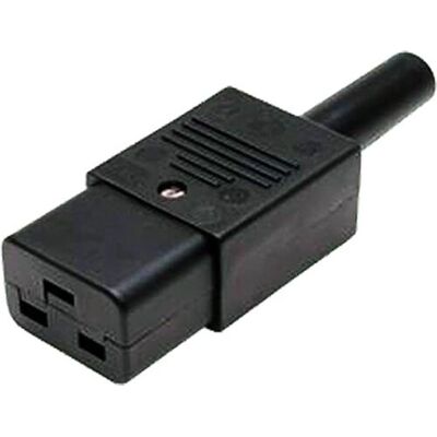 Kaiser 763/sw/C IEC-Stecker 2P+E - Elektrische Verbinder Kaiser 763/sw/C IEC-Stecker 2P+E - Elektrische Verbinder