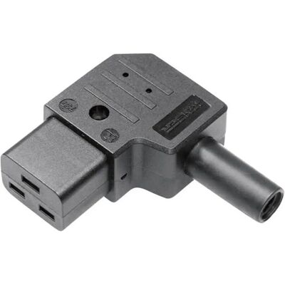 Kaiser 737/sw/C IEC-Stecker 737 Buchse - Winklig, 2 Pole, Schwarz Kaiser 737/sw/C IEC-Stecker 737 Buchse - Winklig, 2 Pole, Schwarz