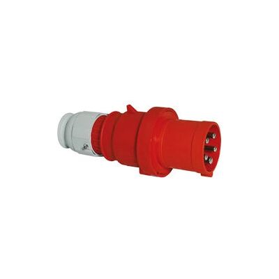 Bals Elektrotechnik 2155 Elektrisk Stik - 63A, 5P, Rød Bals Elektrotechnik 2155 Elektrisk Stik - 63A, 5P, Rød