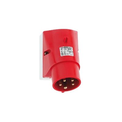 Bals 2415 - Elektrischer Stecker - 16A, 5-polig, Rot Bals 2415 - Elektrischer Stecker - 16A, 5-polig, Rot