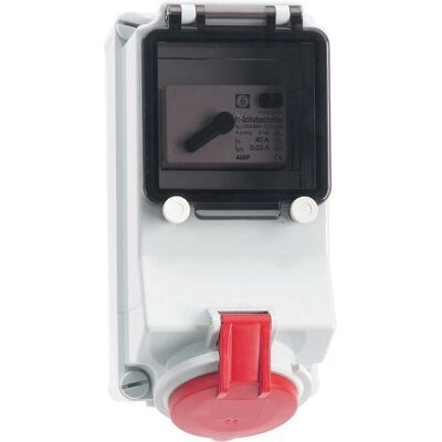 Bals Elektrotechnik 15076 Prise murale - 16A, Rouge, Blanc Bals Elektrotechnik 15076 Prise murale - 16A, Rouge, Blanc