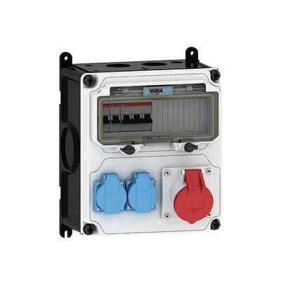 Bals Elektrotechnik 89011 - 16 A - Steckdosen-Kombination - Varia-Box M - Verteilerschrank Bals Elektrotechnik 89011 - 16 A - Steckdosen-Kombination - Varia-Box M - Verteilerschrank
