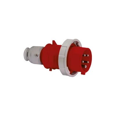 Bals Elektrotechnik 21241 elektrischer Stecker - 32A, 5-polig, Rot, IP67 Bals Elektrotechnik 21241 elektrischer Stecker - 32A, 5-polig, Rot, IP67