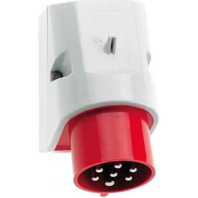 Bals 24194 Elektrisk Stik - 16A, 7-Pol, IP44, Rød Bals 24194 Elektrisk Stik - 16A, 7-Pol, IP44, Rød