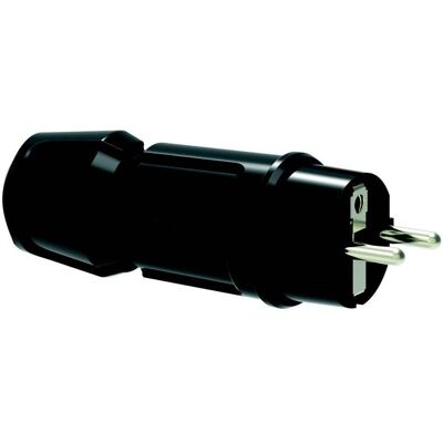 Bals Elektrotechnik Bals 7372 - IP44 Schuko Stecker 16A Schwarz Bals Elektrotechnik Bals 7372 - IP44 Schuko Stecker 16A Schwarz