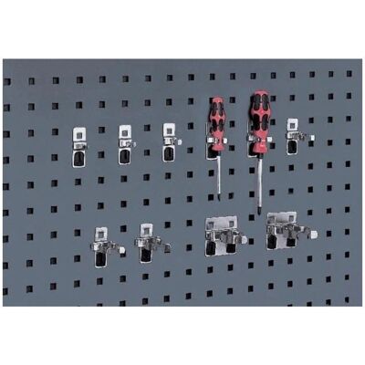 Bott Werkzeugklemme D 6 mm - Werkstattwandhalterung Bott Werkzeugklemme D 6 mm - Werkstattwandhalterung