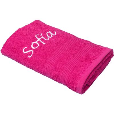 Optisplash Personalisierte Rosa Baumwollhandtuch - 50x100cm Optisplash Personalisierte Rosa Baumwollhandtuch - 50x100cm