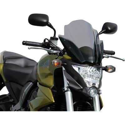 MRA Windschutz für Naked Motoren, Rauchgrau, Ohne Halter MRA Windschutz für Naked Motoren, Rauchgrau, Ohne Halter