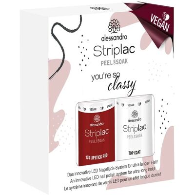 Kit Vernis à Ongles Vegan Alessandro - Rouge - Sets Classy Peel Or Soak Kit Vernis à Ongles Vegan Alessandro - Rouge - Sets Classy Peel Or Soak