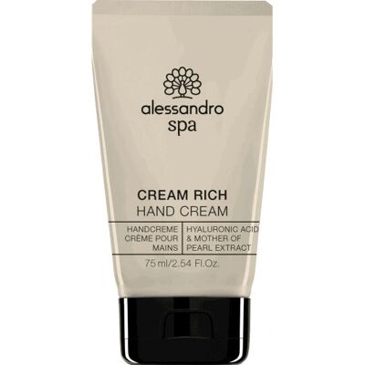 Crème pour les mains Alessandro - Hydratante et anti-âge - 75 ml Crème pour les mains Alessandro - Hydratante et anti-âge - 75 ml