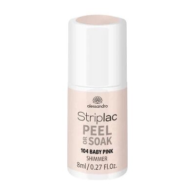 Alessandro Striplac Baby Pink Gel Vernis - Semi-permanent, Vegan, 8ml - Publicité Alessandro Striplac Baby Pink Gel Vernis - Semi-permanent, Vegan, 8ml - Publicité