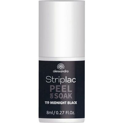 Alessandro Striplac Noir de Minuit Vegan 8ml - Vernis à Ongles Alessandro Striplac Noir de Minuit Vegan 8ml - Vernis à Ongles