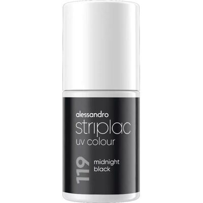 alessandro Striplac UV Vernis Noir - 6,5 ml - Longue tenue - Publicité alessandro Striplac UV Vernis Noir - 6,5 ml - Longue tenue - Publicité