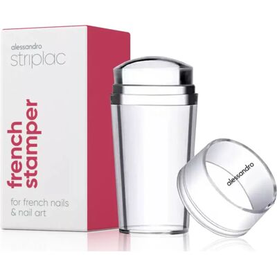 alessandro Striplac French Nails Stamper - Silikon Nagelstempel für French Maniküre - Einfach & Präzise alessandro Striplac French Nails Stamper - Silikon Nagelstempel für French Maniküre - Einfach & Präzise