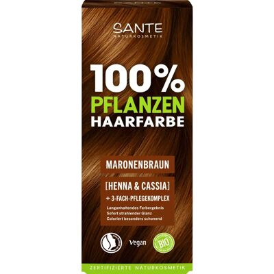 Sante Braune Pflanzenhaarfarbe - Haarfärbemittel Sante Braune Pflanzenhaarfarbe - Haarfärbemittel