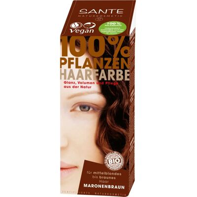 Coloration Cheveux Brun Sante Naturkosmetik - Teinture végétale naturelle Coloration Cheveux Brun Sante Naturkosmetik - Teinture végétale naturelle