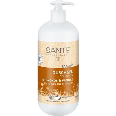 Sante Naturkosmetik 42314 - Kókusz-vanília - 950 ml - Unisex - tusfürdő Sante Naturkosmetik 42314 - Kókusz-vanília - 950 ml - Unisex - tusfürdő