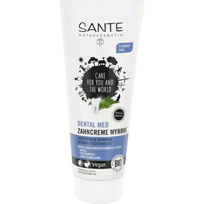 Sante Naturkosmetik Pasta de Dientes de Mirra y Té Verde - Pasta de Dientes Sante Naturkosmetik Pasta de Dientes de Mirra y Té Verde - Pasta de Dientes