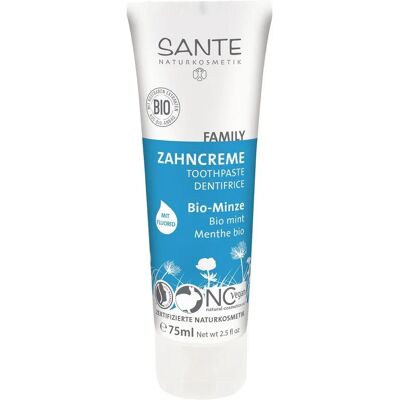 Sante Naturkosmetik 44006 Pasta de dientes - Menta orgánica, Fluoruro, Segura para toda la familia Sante Naturkosmetik 44006 Pasta de dientes - Menta orgánica, Fluoruro, Segura para toda la familia