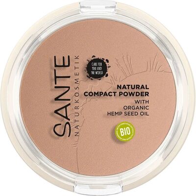 SANTE Maquillaje Compacto - Arena Clara - Polvos Faciales - Duradero y Orgánico SANTE Maquillaje Compacto - Arena Clara - Polvos Faciales - Duradero y Orgánico