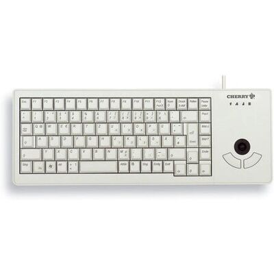 Tastiera compatta USB con trackball grigia Cherry G84-5400LUMDE-0 Tastiera compatta USB con trackball grigia Cherry G84-5400LUMDE-0