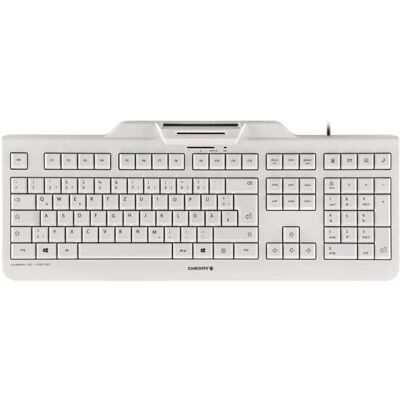 Cherry KC 1000 SC Tastiera USB AZERTY Bianca - Tastiera Cherry KC 1000 SC Tastiera USB AZERTY Bianca - Tastiera