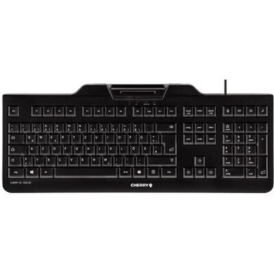 Tastiera CHERRY KC 1000 SC Svizzera Nera USB Tastiera CHERRY KC 1000 SC Svizzera Nera USB