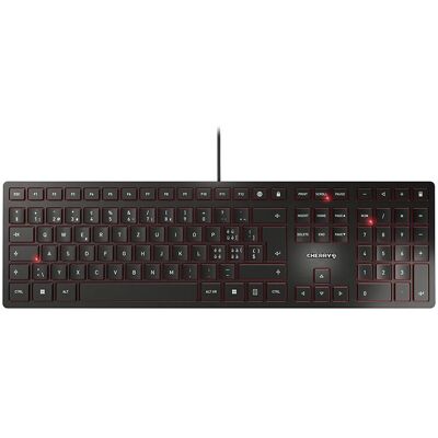 Cherry KC 6000 SLIM Keyboard - Compact Black USB Cherry KC 6000 SLIM Keyboard - Compact Black USB