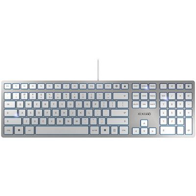 Cherry KC 6000 Slim USB US Englisch Silber - Tastatur Cherry KC 6000 Slim USB US Englisch Silber - Tastatur