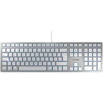Cherry KC 6000 Slim für Mac USB QWERTZ Silber Tastatur Cherry KC 6000 Slim für Mac USB QWERTZ Silber Tastatur