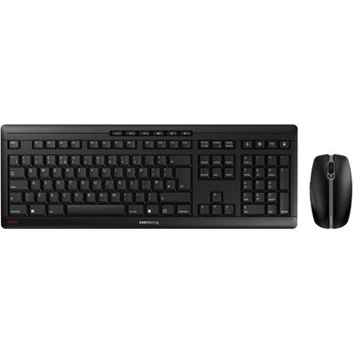 Cherry Stream Wireless Keyboard & Mouse Set - Black - Office Cherry Stream Wireless Keyboard & Mouse Set - Black - Office