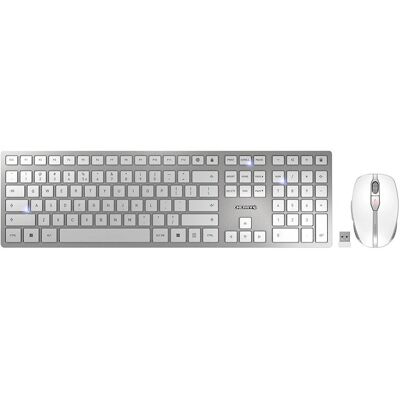 Cherry JD-9100EU-1 Wireless Keyboard & Mouse - Silver Cherry JD-9100EU-1 Wireless Keyboard & Mouse - Silver