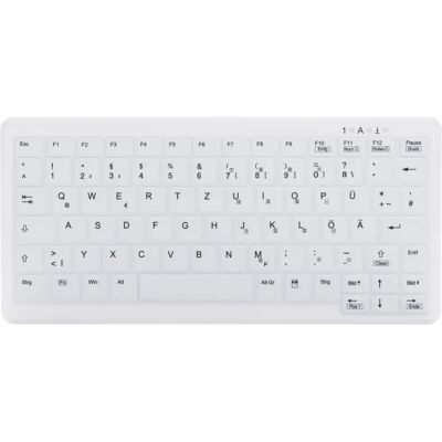Clavier QWERTZ allemand sans fil Cherry - Blanc Clavier QWERTZ allemand sans fil Cherry - Blanc